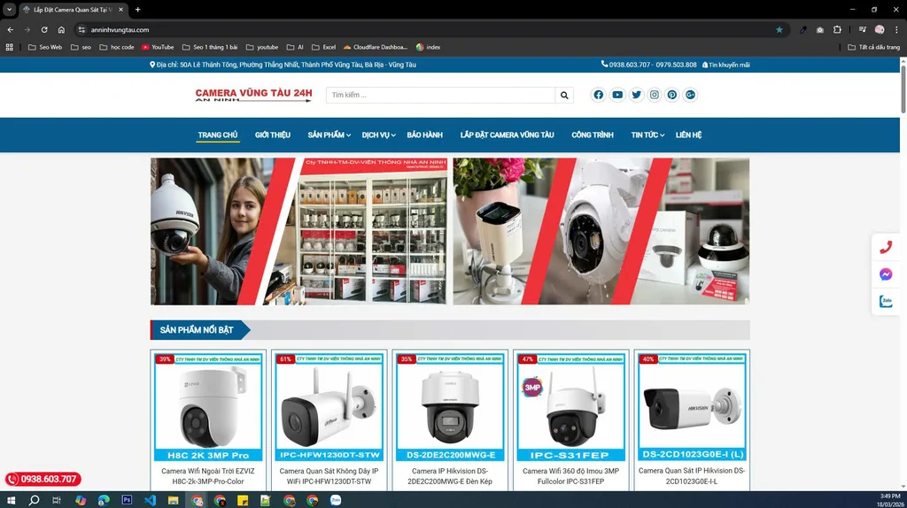 Cung cấp và lắp đặt camera wifi hàng chính hãng