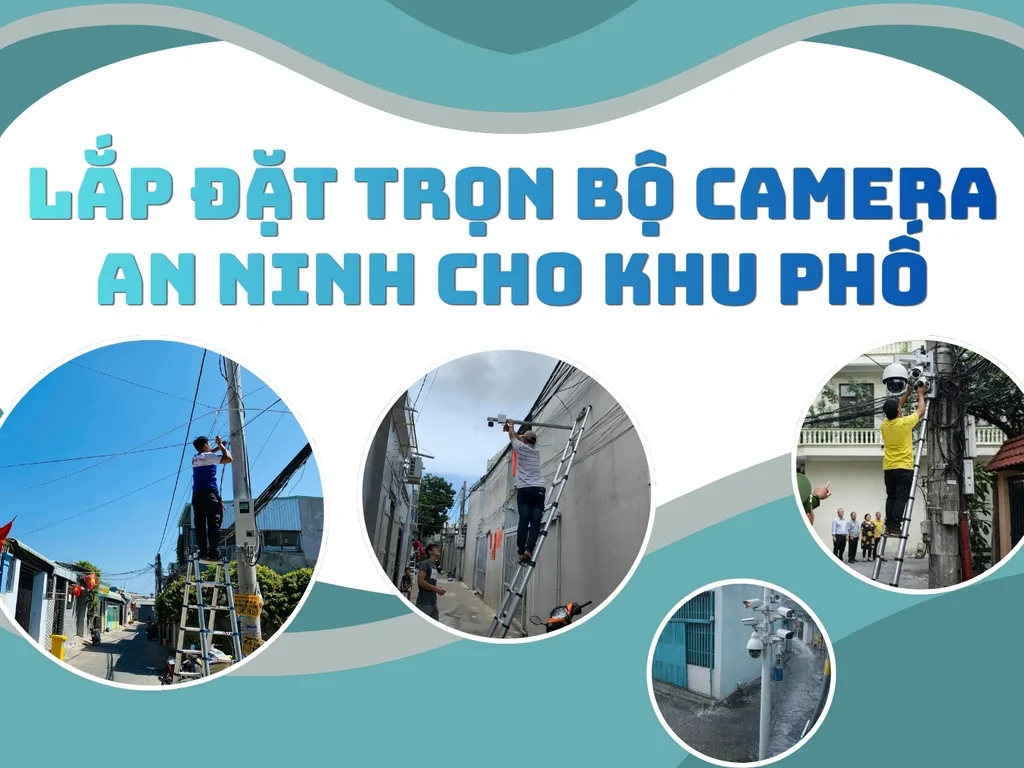 Lắp đặt trọn bộ camera an ninh cho khu phố
