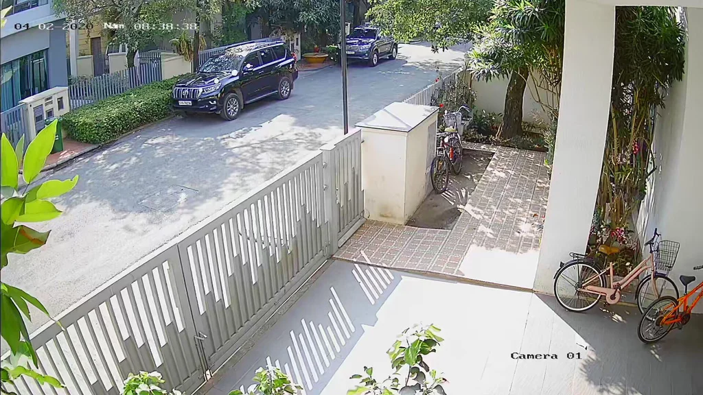 Lắp đặt camera tại vị trí cổng ra vào