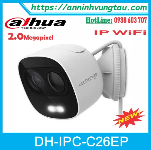 Camera IP Wifi Không Dây Báo Động tích hợp 2 đèn flat và còi báo động 110db