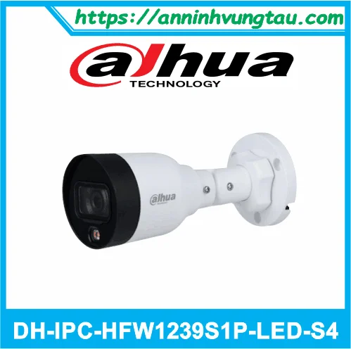 Camera Quan Sát DAHUA IP DH-IPC-HFW1239S1P-LED-S4 Full-Color