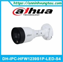 Camera Quan Sát DAHUA IP DH-IPC-HFW1239S1P-LED-S4 (Có màu 24/24)