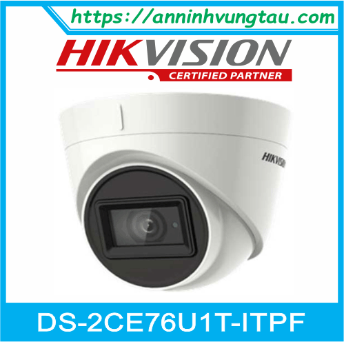 Camera Quan Sát DS-2CE76U1T-ITPF Hồng Ngoại 8.29 Megapixel