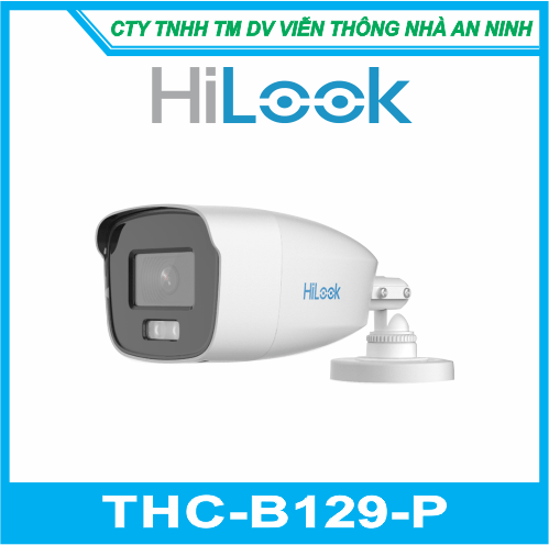 Camera Quan Sát HILOOK THC-B129-P (Có màu ban đêm)