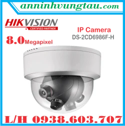 Camera Quan Sát IP 180 Độ Hồng Ngoại 8.0 Megapixel HIKVISION DS - 2CD6986F - H