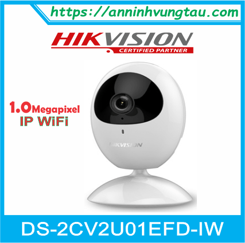 Camera Quan Sát IP Không Dây WiFi Xoay Zoom 1.0 Megapixel DS-2CV2U01EFD-IW