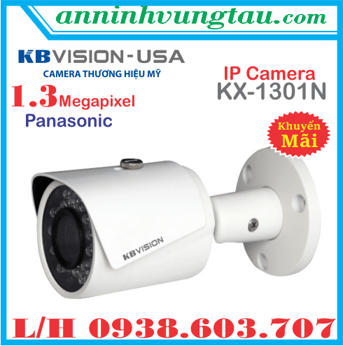 Camera Quan Sát IP Thân Hồng Ngoại 1.3 Megapixel KX-1301N