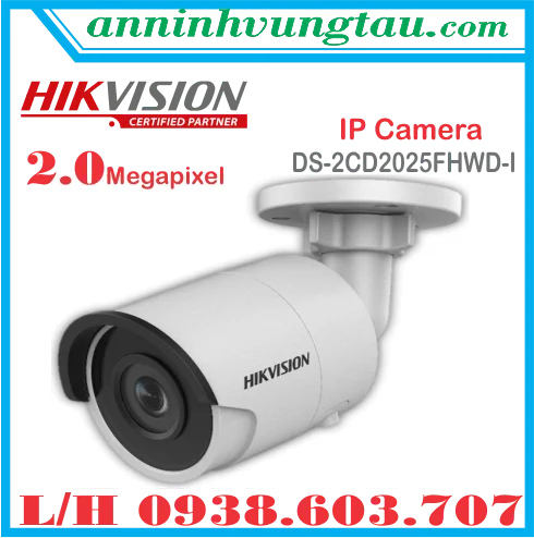 Camera Quan Sát Thân Hồng Ngoại 2.0 Megapixel HIKVISION DS-2CD2025FHWD-I