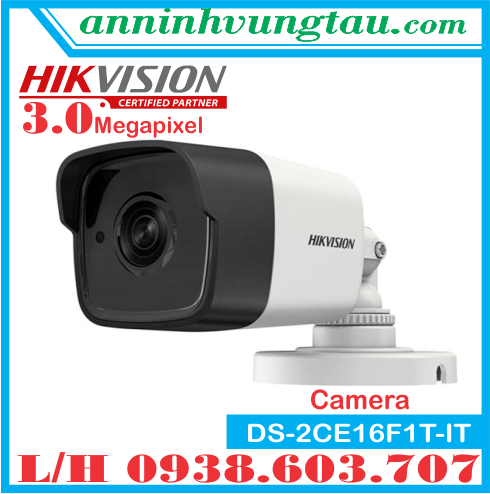 Camera Quan Sát Thân Hồng Ngoại 3.0 Megapixel HIKVISION DS-2CE16F1T IT