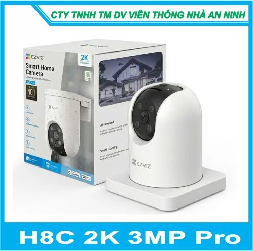 Camera Wifi Ngoài Trời EZVIZ H8C-2k-3MP-Pro-Color
