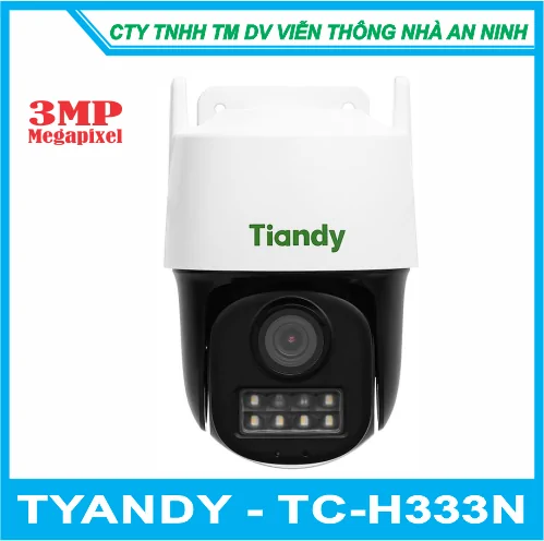 Camera Wifi Tiandy Ngoài Trời Xoay 360 TC-H333N