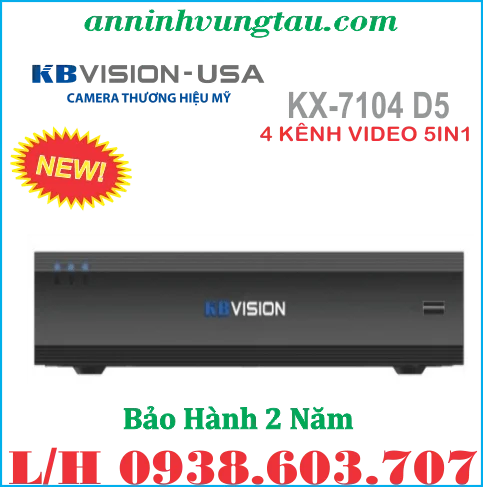 Đầu Ghi Hình KTS KB- Vision Thương Hiệu USA (Mỹ) KX- 7104 TD4