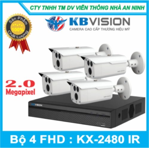 Lắp Đặt Camera Quan Sát Trọn Bộ KX-2480 IR (1920x1080P)
