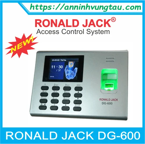 Máy Chấm Công Vân Tay RONALD JACK DG-600