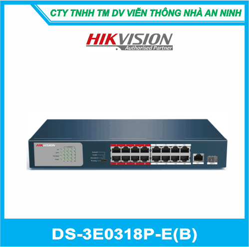 Switch HIKVISION DS-3E0318P-E(B)