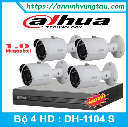Trọn Bộ 04 Camera DAHUA 4001 HD-CVI 1.0 megapixel